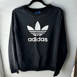 Adidas Women’s L Washed Black Sweatshirt